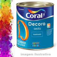 Tinta acrílica decora seda base mf 0,8l