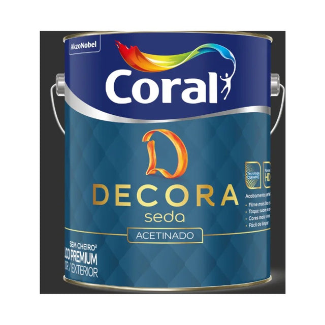 Tinta acrílica decora seda base mf 0,8l