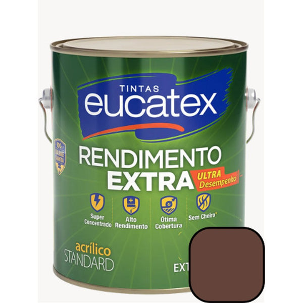 Tinta acrílica fosca standard chocolate 9l