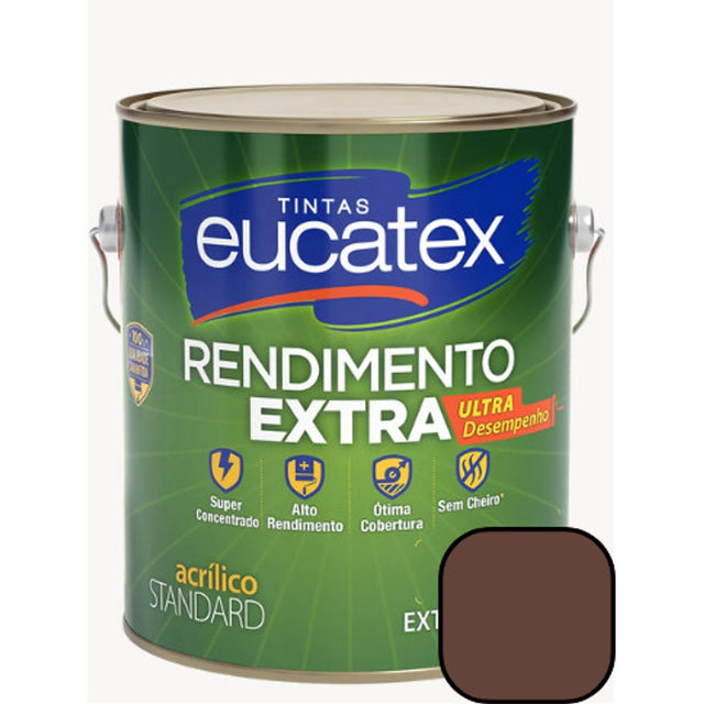 Tinta acrílica fosca standard chocolate 9l