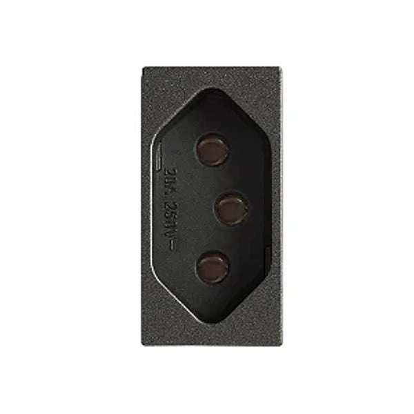 Tomada 2p+t 20a revita carbono