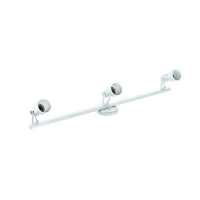 Trilho injetado infinity branco para 3 lâmpadas