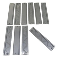 Trilho plástico para fixar disjuntor 106mm