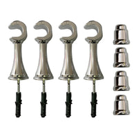 VARAO SUPORTE MEDIO PCORTINA 19MM CROMADO