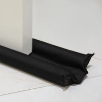 Veda porta duplo de tecido 80cm preto