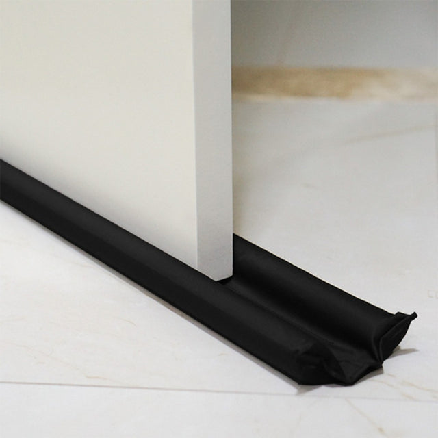 Veda porta duplo de tecido 80cm preto