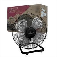 Ventilador de Mesa Premium 50cm Grade Aço Preto