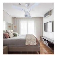 Ventilador de Teto Marbella 3 Pás Branco 127v 130w