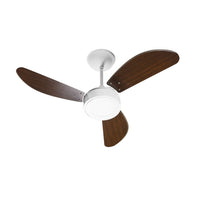 Ventilador de Teto New Light Led 3 Pás Branco 220v