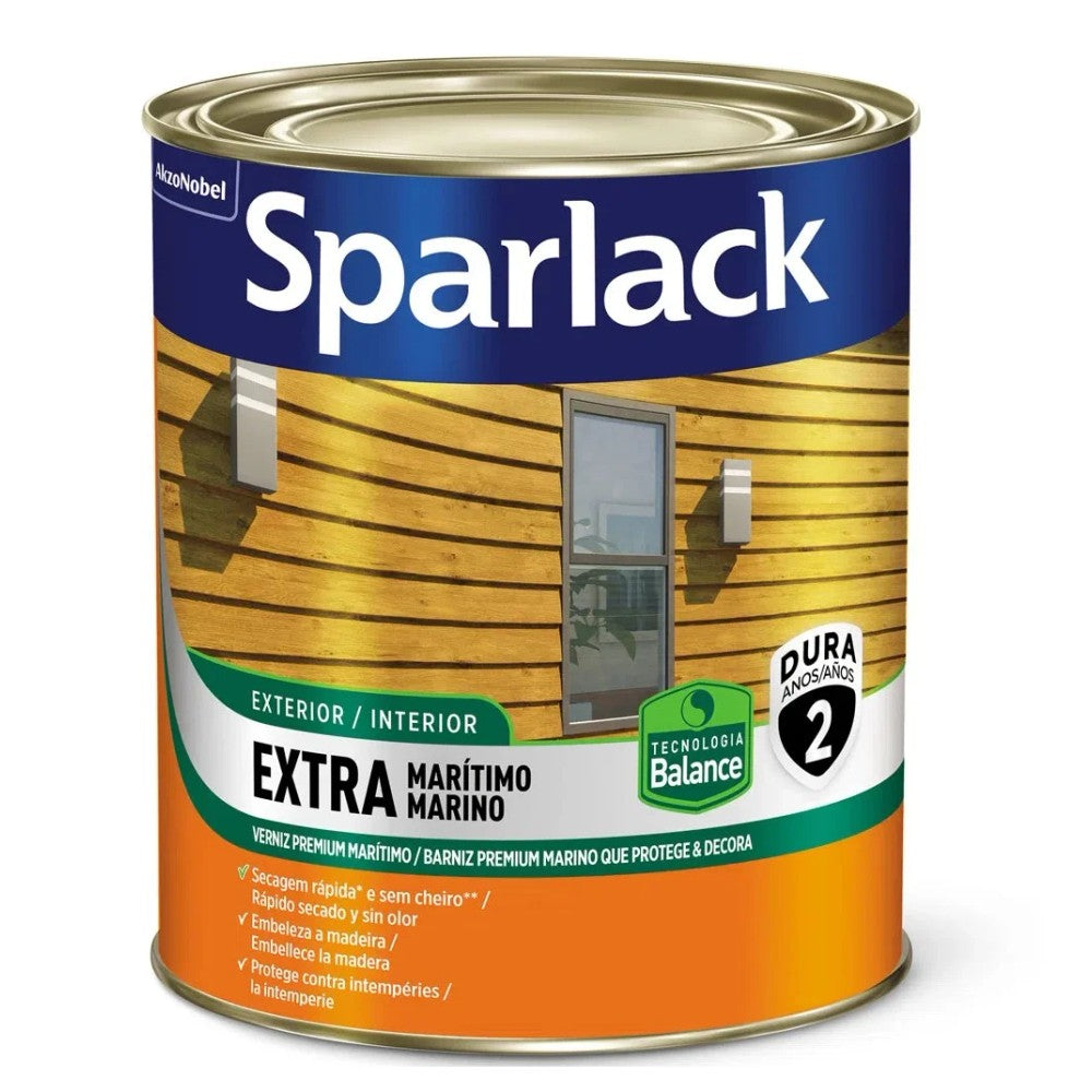 Verniz sparlack extra marítimo brilhante base água 3.6l