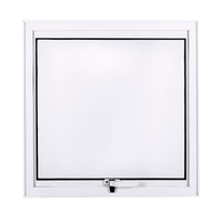 Vitrô maxim-ar 50x50cm alumínio vidro mini boreal