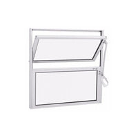 Vitro basculante alumínio branco 40x40 vidro reflex