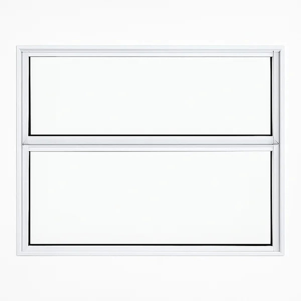 Vitro basculante alumínio branco 40x60cm vidro boreal