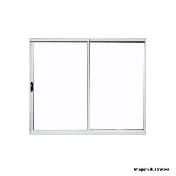 Vitro de aluminio soft 2 folhas 100x150cm