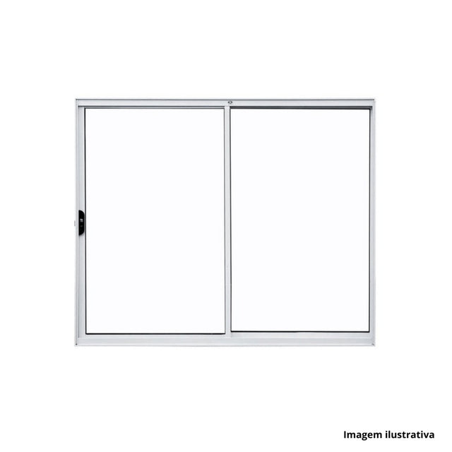 Vitro de aluminio soft 2 folhas 100x150cm