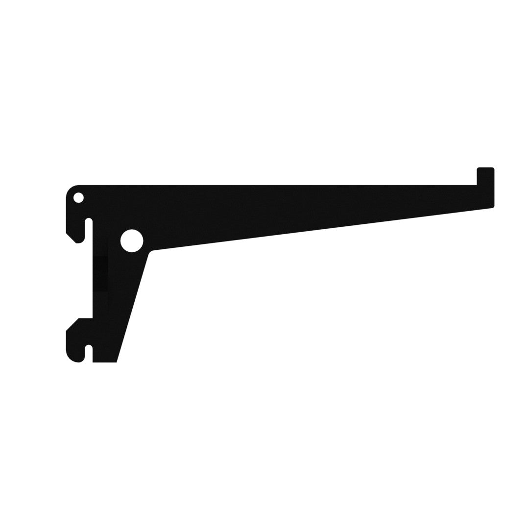 BRASFORMA SUPORTE P/TRILHO SIMPLES 25CM PRETO