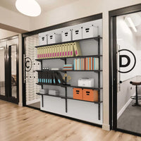 Suporte Para Trilho Simples 30cm Preto Brasforma