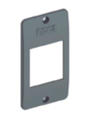 TAMPA 2 TECLAS P/ CX CONDULETE 3/4 CINZA - INPOL