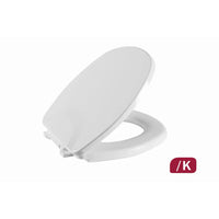 Assento Sanitário Almofadado Oval Branco Gelo Astra