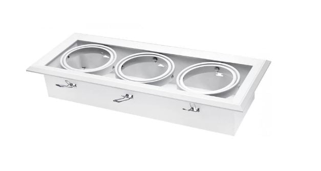 Luminária De Embutir Taschibra Td233 3x50w Para Ar111 Brasilux