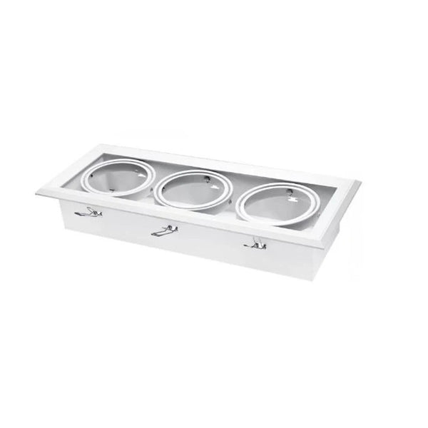 Luminária De Embutir Taschibra Td233 3x50w Para Ar111 Brasilux