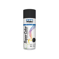Tinta Spray Alta Temperatura Tekbond Preto Fosco 350ml
