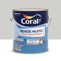 Tinta Acrílica Coral Rende Muito 3,2L Crômio