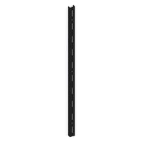 Trilho Simples De Encaixe 50cm Preto Brasforma