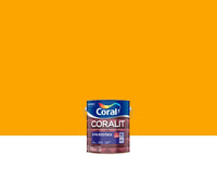 Tinta Esmalte Sintético Coralit Ultra Resistência Amarelo 3.6L