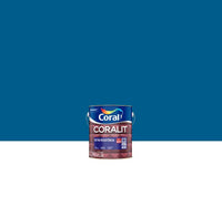 Tinta Esmalte Sintético Coralit Ultra Resistência Azul França 3.6L
