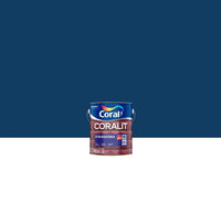 Tinta Esmalte Sintético Coralit Ultra Resistência Azul Del Rey 900ml