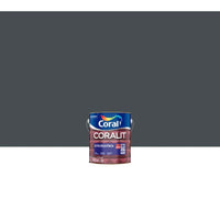 Tinta Esmalte Sintético Coralit Ultra Resistência 900ml Cinza Escuro