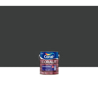 Tinta Esmalte Sintético Coralit Ultra Resistência Fosco 3,6L Preto