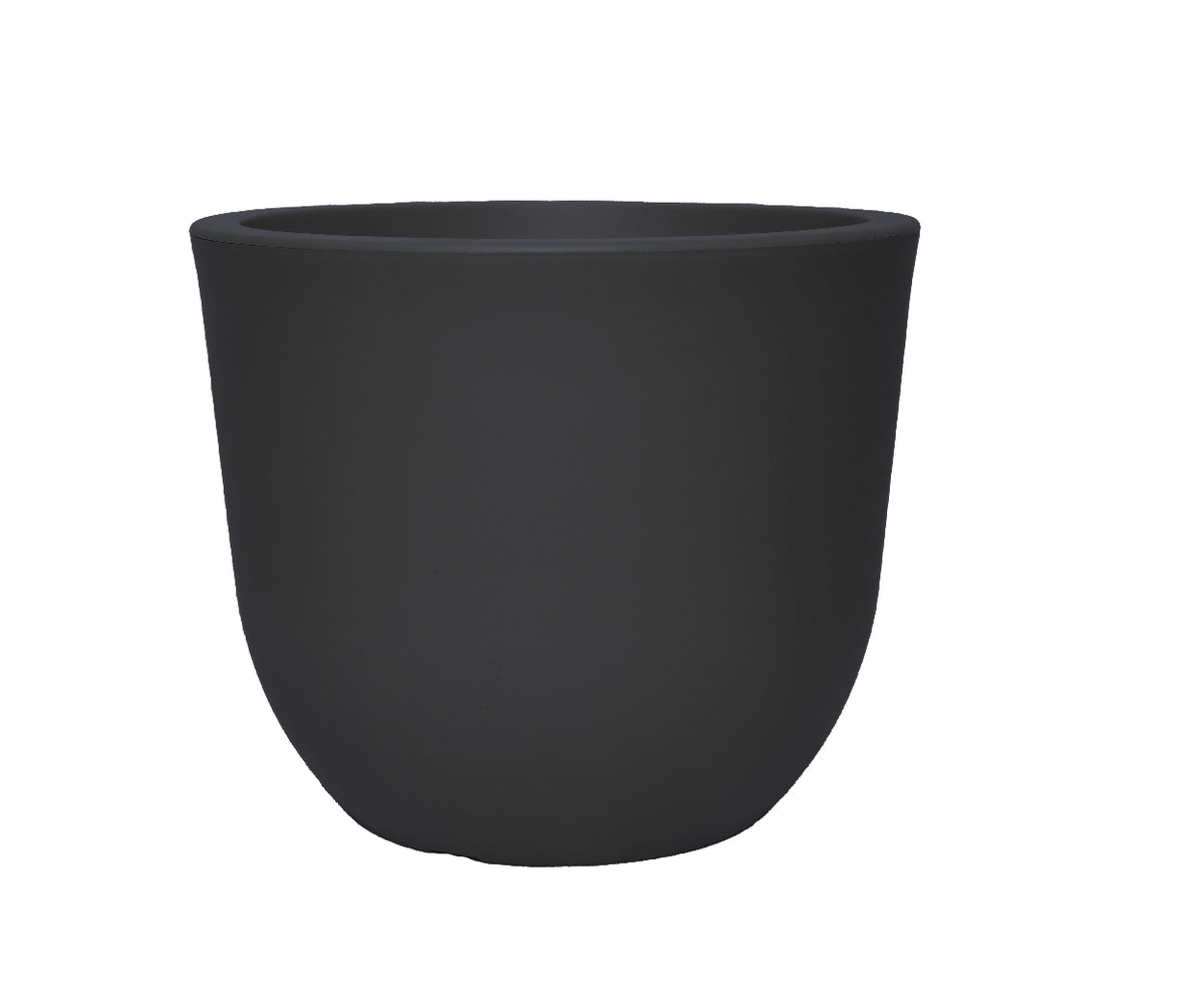 Vaso Redondo Concept 33,5cm Chumbo
