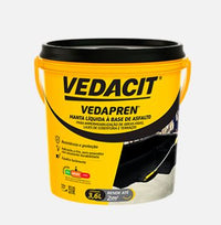 Impermeabilizante Vedacit Vedapren Preto 36kg