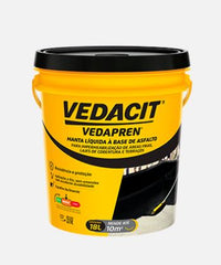 Impermeabilizante Vedapren Vedacit 18kg Preto Otto Baumgart