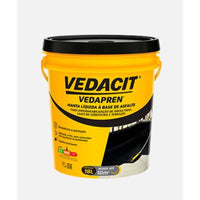 Impermeabilizante Vedapren Vedacit 18kg Preto Otto Baumgart