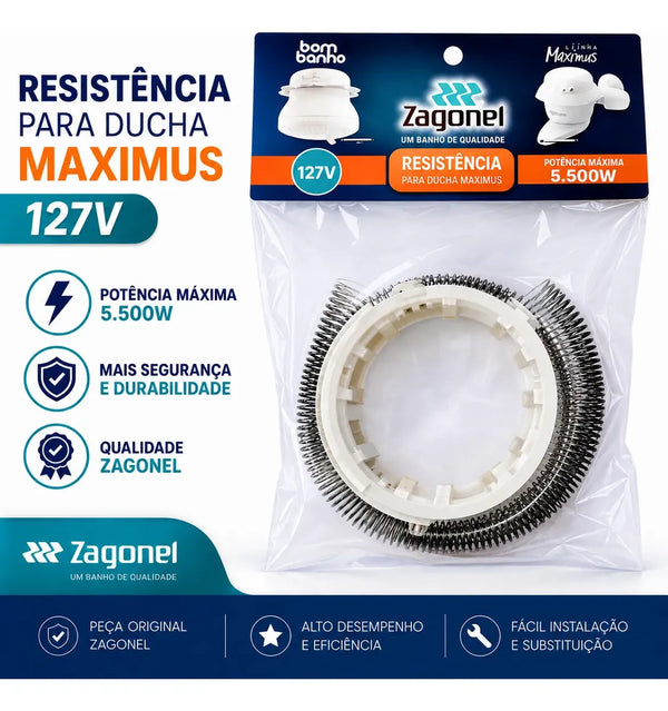 Resistência Maximus 127V Zagonel
